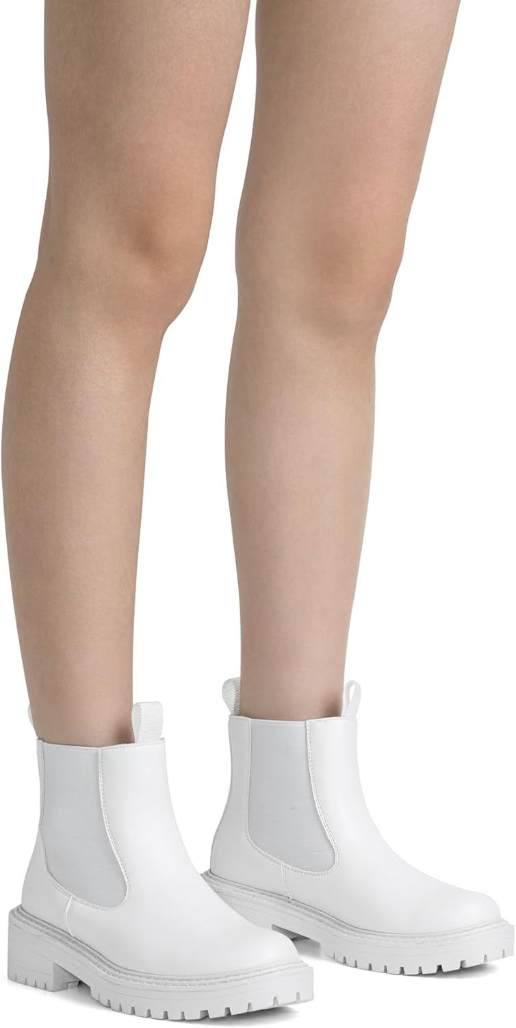 Women 9605 Chelsea Ankle Boots Slip on Short Booties